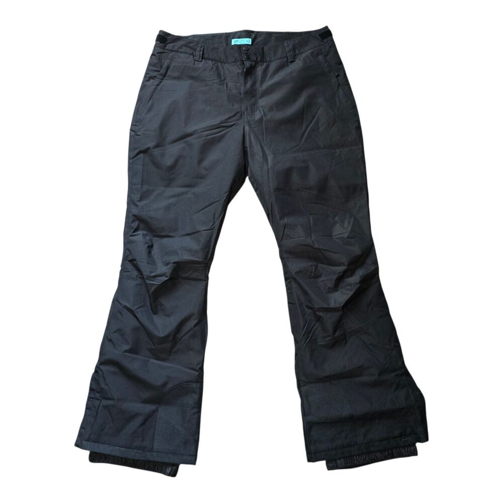Roxy Womens Large New Black DryFlight 10K Waterproof Ski Snowboard Pants Winter